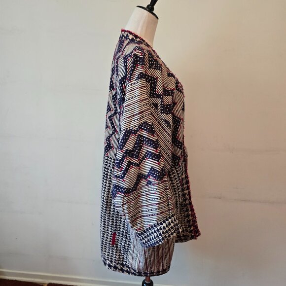 Bridgehead x C.C. Shroff Self-Help Centre - Vintage Tie Jacket with Embroidery - Picture 5 of 13